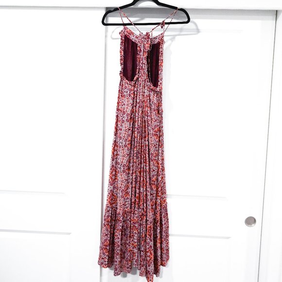 MISA Los Angeles Misa Thale Pom-Pom Maxi Dress | Size Small - Picture 4 of 13